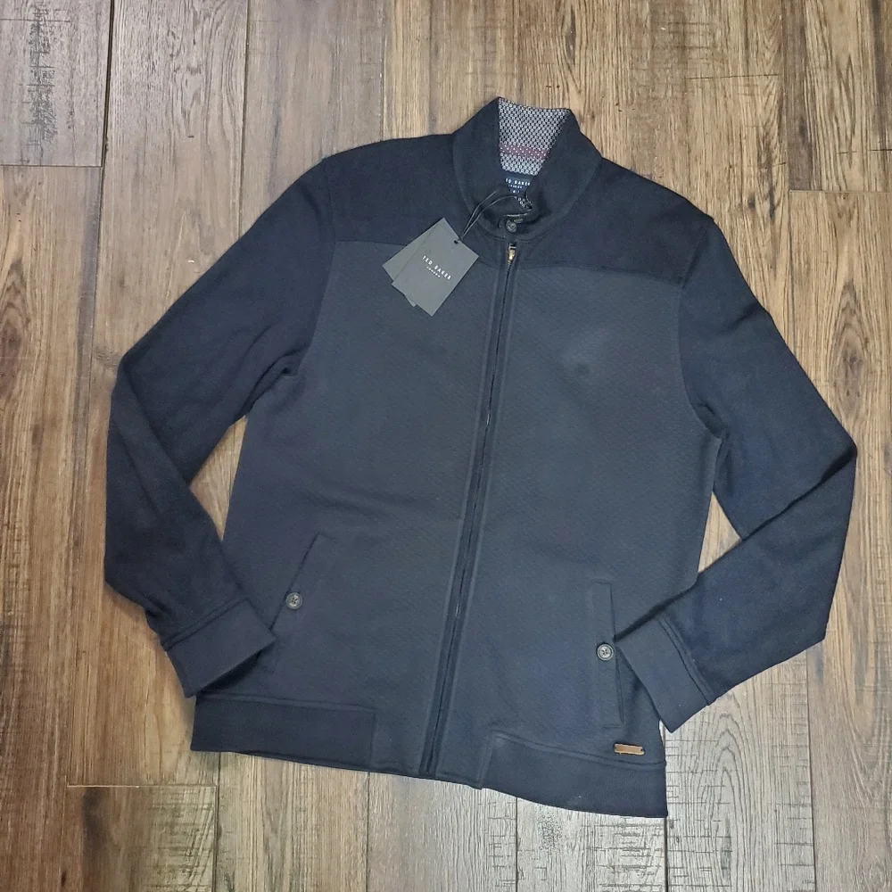 Ted Baker Lapin Quilted Funnel Neck Jacket